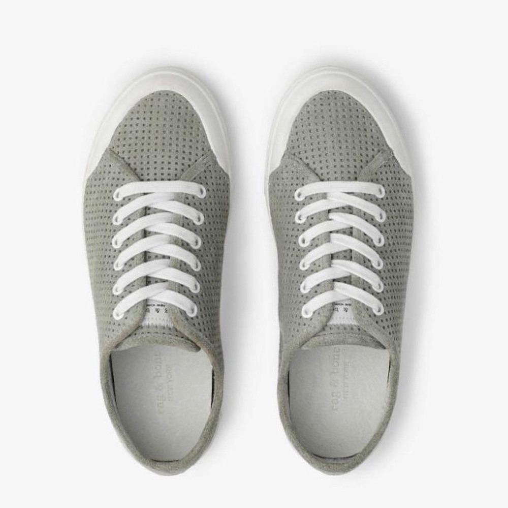 Womens rag&bone Standard Issue Laceup Suede Sneaker in CMNTO sz 9.5 - Picture 5 of 10